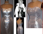 VLV Glamourous Silver Marilyn Party Dress ... LAST ONE