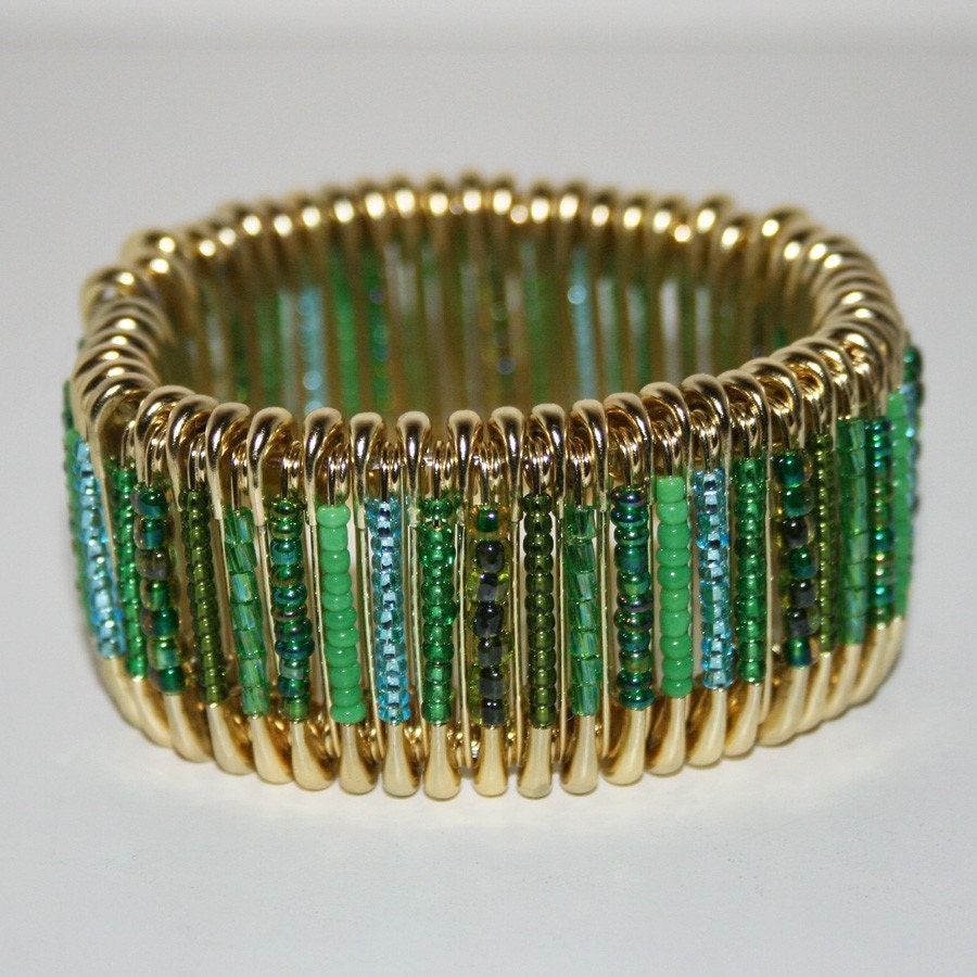 Giverny - Safety Pin Bracelet