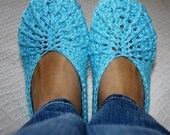 Instant download - Crochet PATTERN (pdf file) - Spider Slippers Adult size