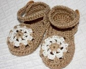 Instant download - Crochet PATTERN (pdf file) - Baby Sandals (includes sizes up to 24 months)