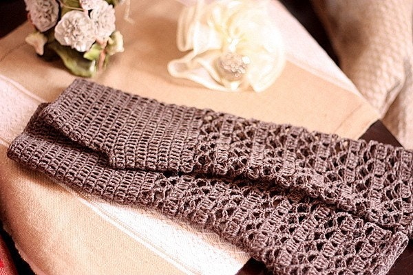 Instant download - Crochet PATTERN (pdf file) -Melange fingerless gloves