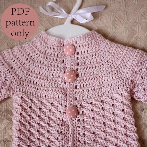 Crochet Patterns Baby Sweater