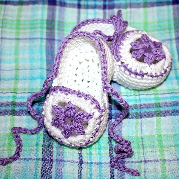 Instant download - SALE - Crochet Baby booties PATTERN (pdf file) - Old Fashioned Baby booties