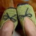 Instant download - Crochet women slippers PATTERN (pdf file) - Ladies Ballet Flats