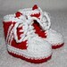 Instant download - Crochet PATTERN for baby booties (pdf file) - Baby Sneakers (tennis shoes)