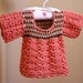 Instant download - Crochet PATTERN (pdf file) - Multi-coloured Top (for baby and toddler)