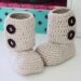 Instant download - Crochet PATTERN for booties (pdf file) - Toddler Ankle Boots
