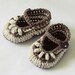 Instant download - Baby Booties Crochet PATTERN (pdf file) - Chocolate Baby Booties