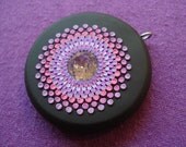 fuschia kaliedescope pendant