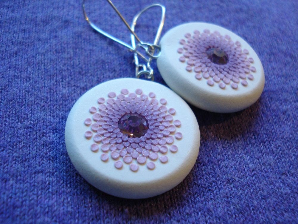 light lavender earrings