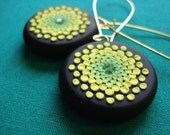 lemon lime earrings