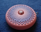 lavender rose pendant
