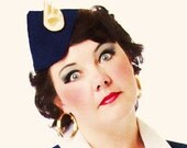 Zom-B-Vex Zombie Killer Stewardess Art Photo Print