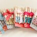 Turquoise Sparkle Glitter Clothespins, Set of 6