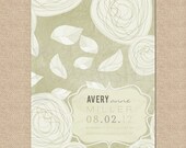 Birth Announcement Giclée Art Print - Courtyard, 8x10