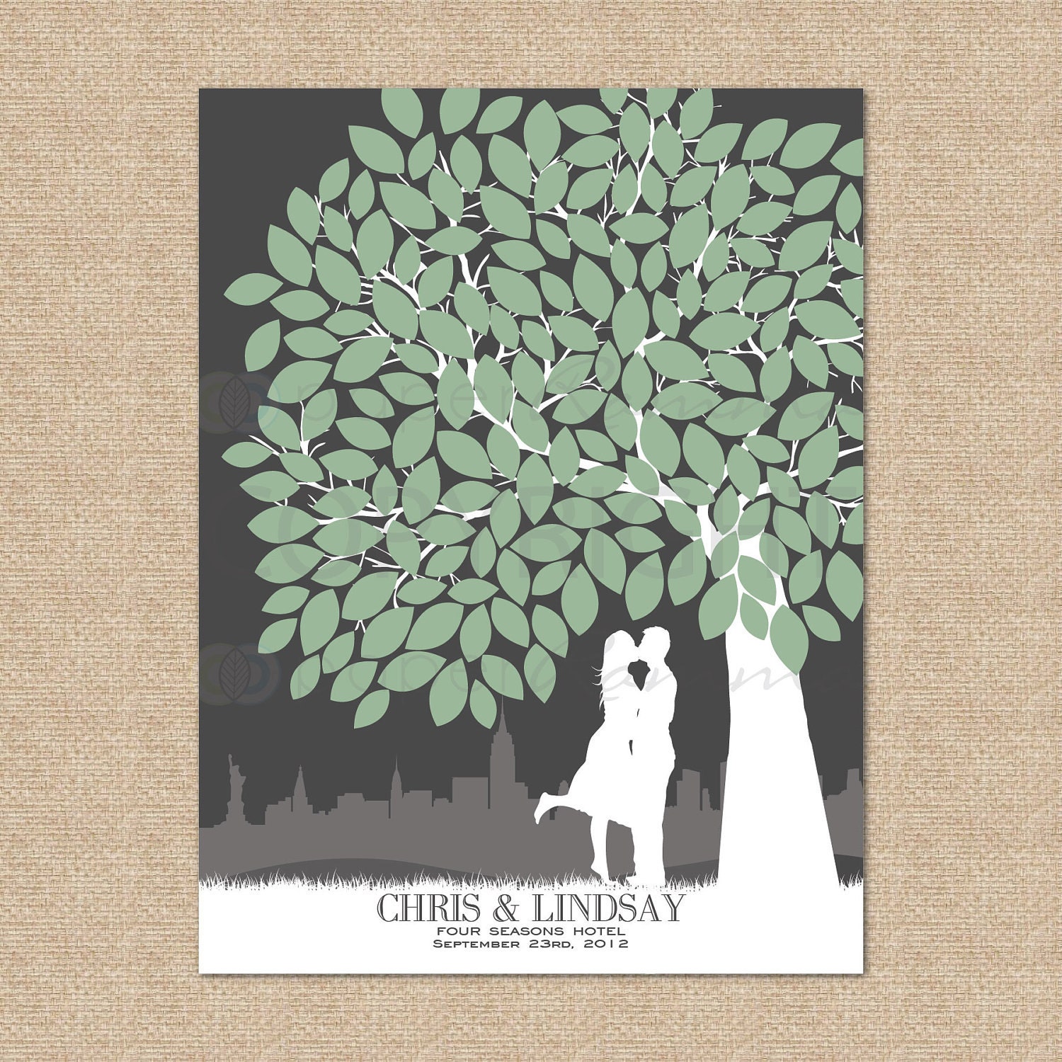 Wedding Tree Canvas