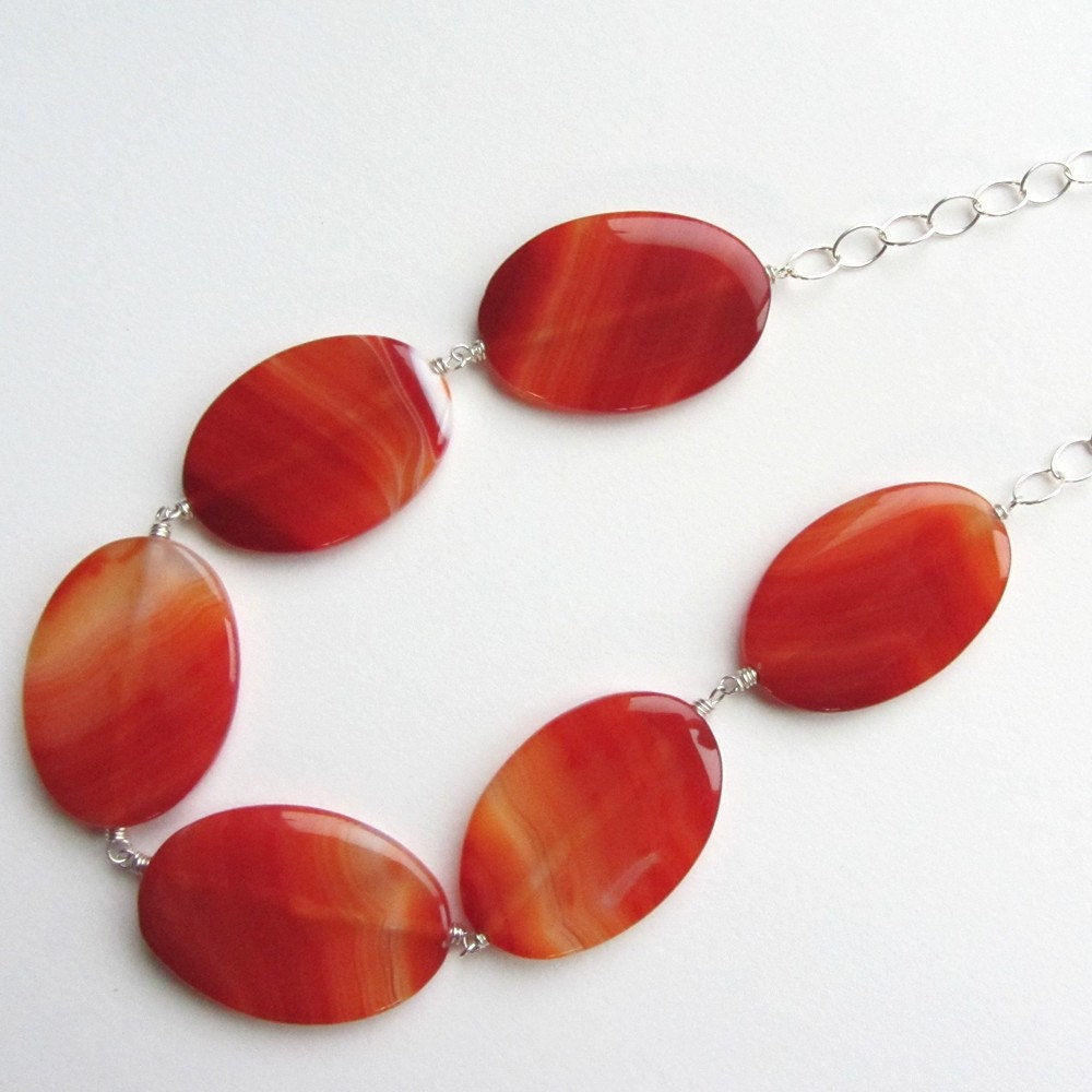 Carnelian Statement Necklace