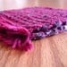 Handwoven Berry Rag Rug Coasters Set of Two