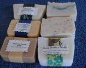 Any 6 Bars of  Soap  Handmade