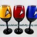 Star Trek inspired, hand painted wine glasses