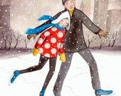 Ice Skating in Central Park, We Collided