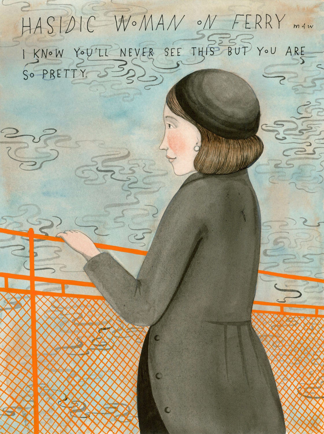 Woman on Ferry