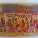 Vintage Jigsaw Puzzle 1940's All Nations Set of Three Children Greece Italy Russia