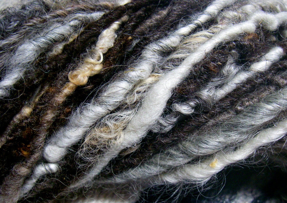 Handspun Bulky Yarn in Natural Colors by KnoxFarmFiber