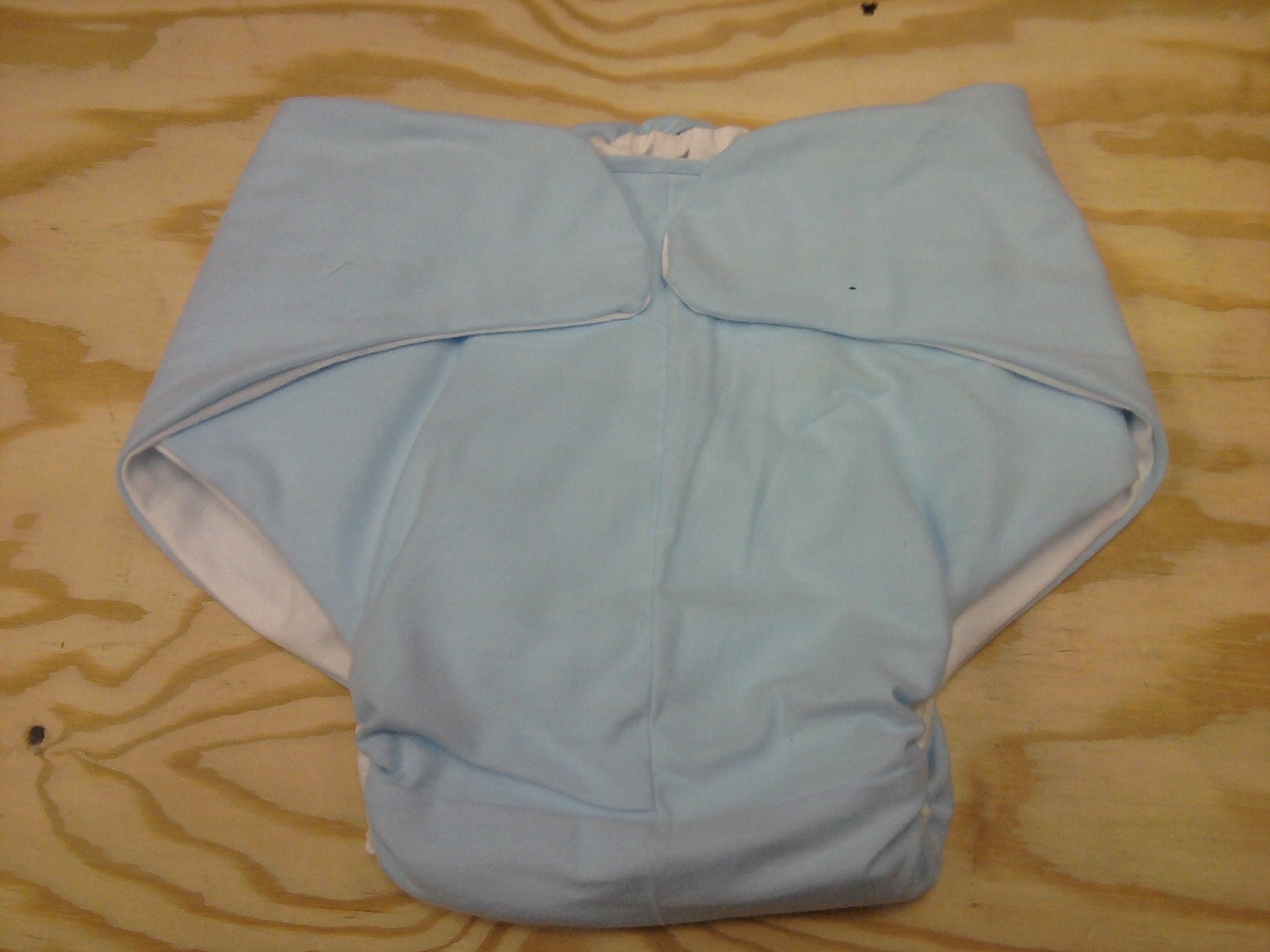 Adult Diaper Light Blue Size 40 to 48 by nevergrownup on Etsy