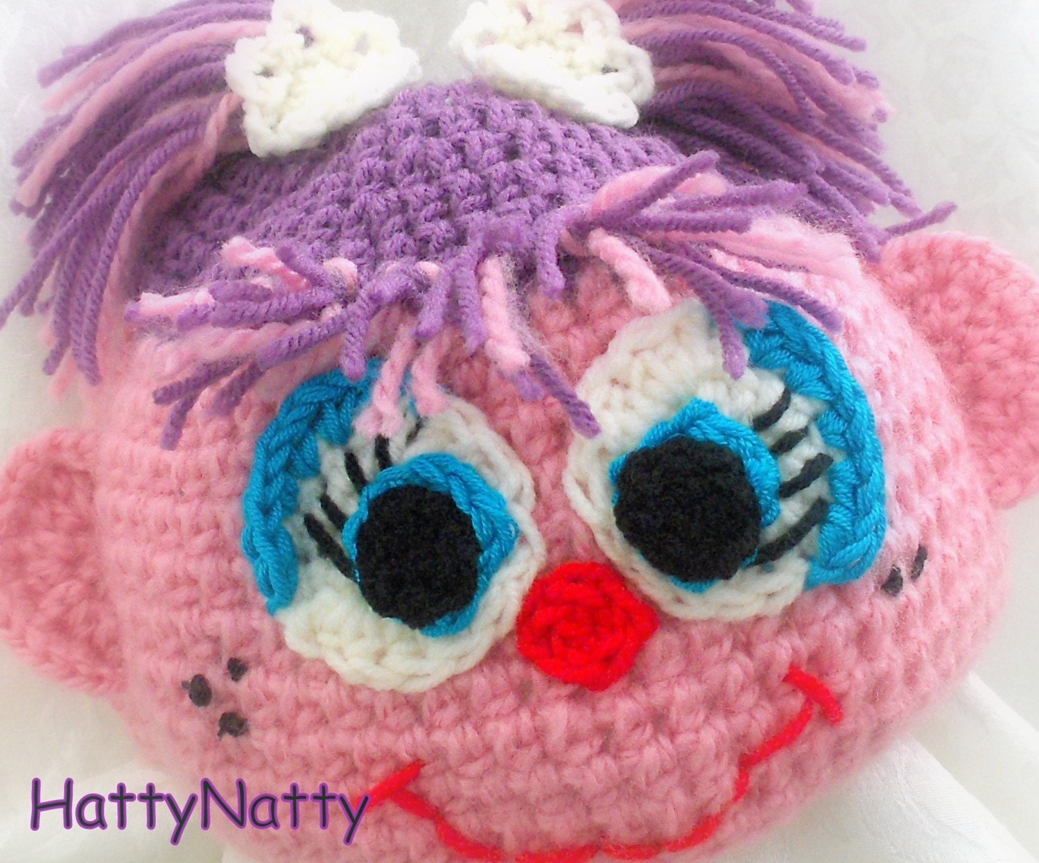 COoKiE MoNsTeR Sesame Street Handmade crochet Hat newborn to 5 years old