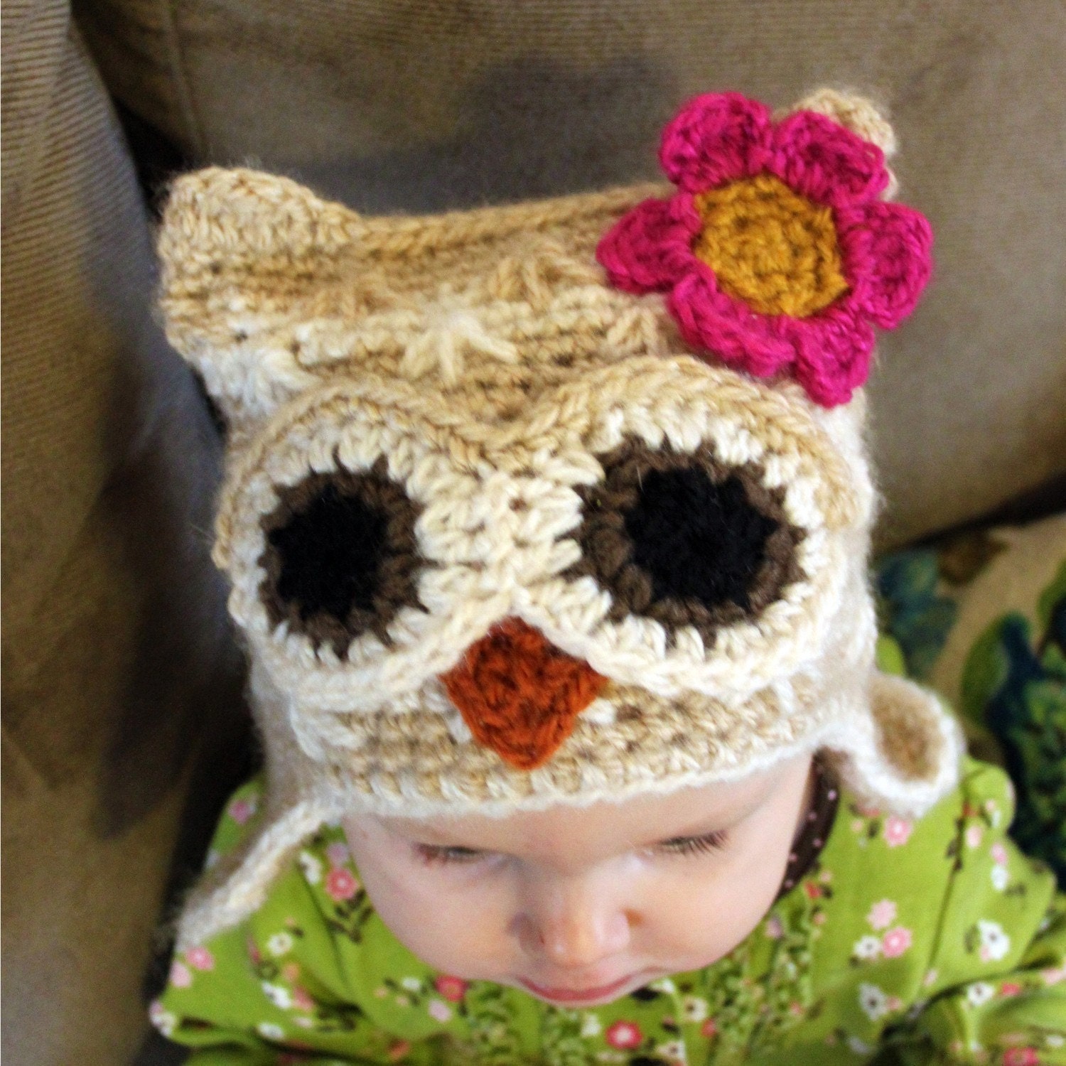 Instant Download - Crochet Pattern - Killians Owl Hat Crochet Pattern (Newborn to Adult)