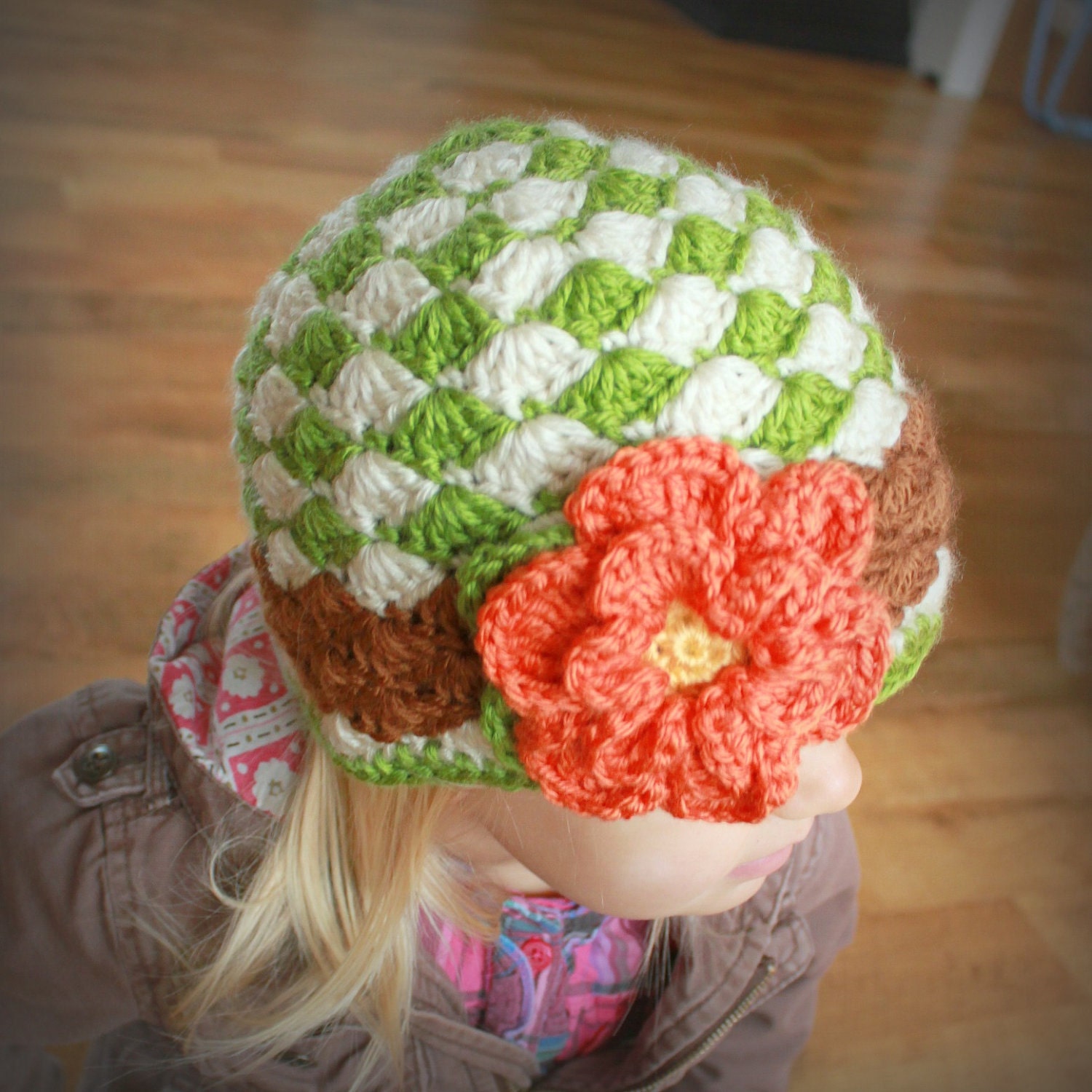 Instant Download - Crochet Hat Pattern - Angela Hat (Sizes Newborn to Adult)