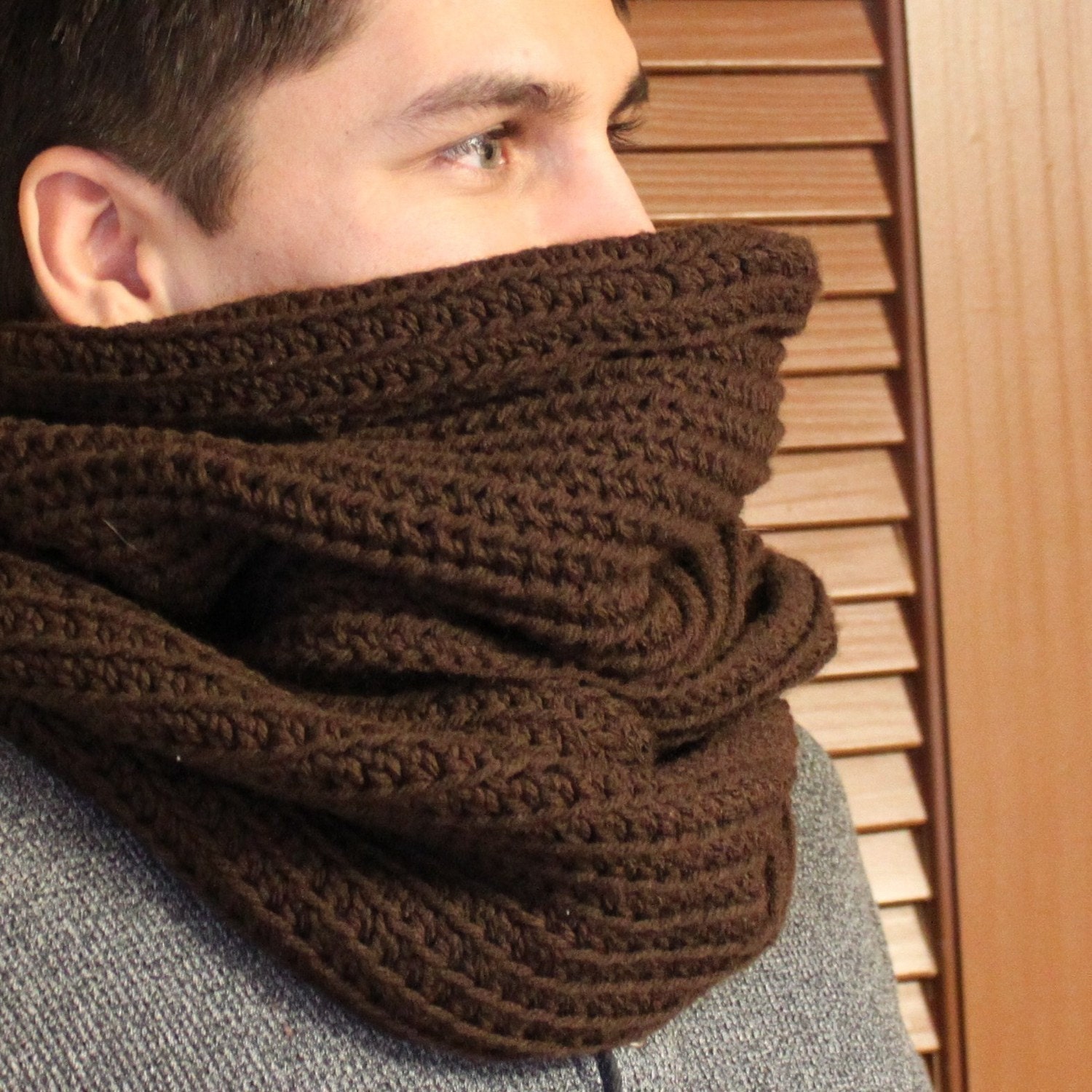 Instant Download - Crochet Pattern - Loopy/Hoody Cowl Scarf (Toddler/Child and Adult Sizes)