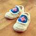 Instant Download - Crochet Pattern - Granny Square Booties (Newborn to 18 mo)
