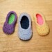 Instant Download - Crochet Pattern - Little Oma Slippers (6 sizes)