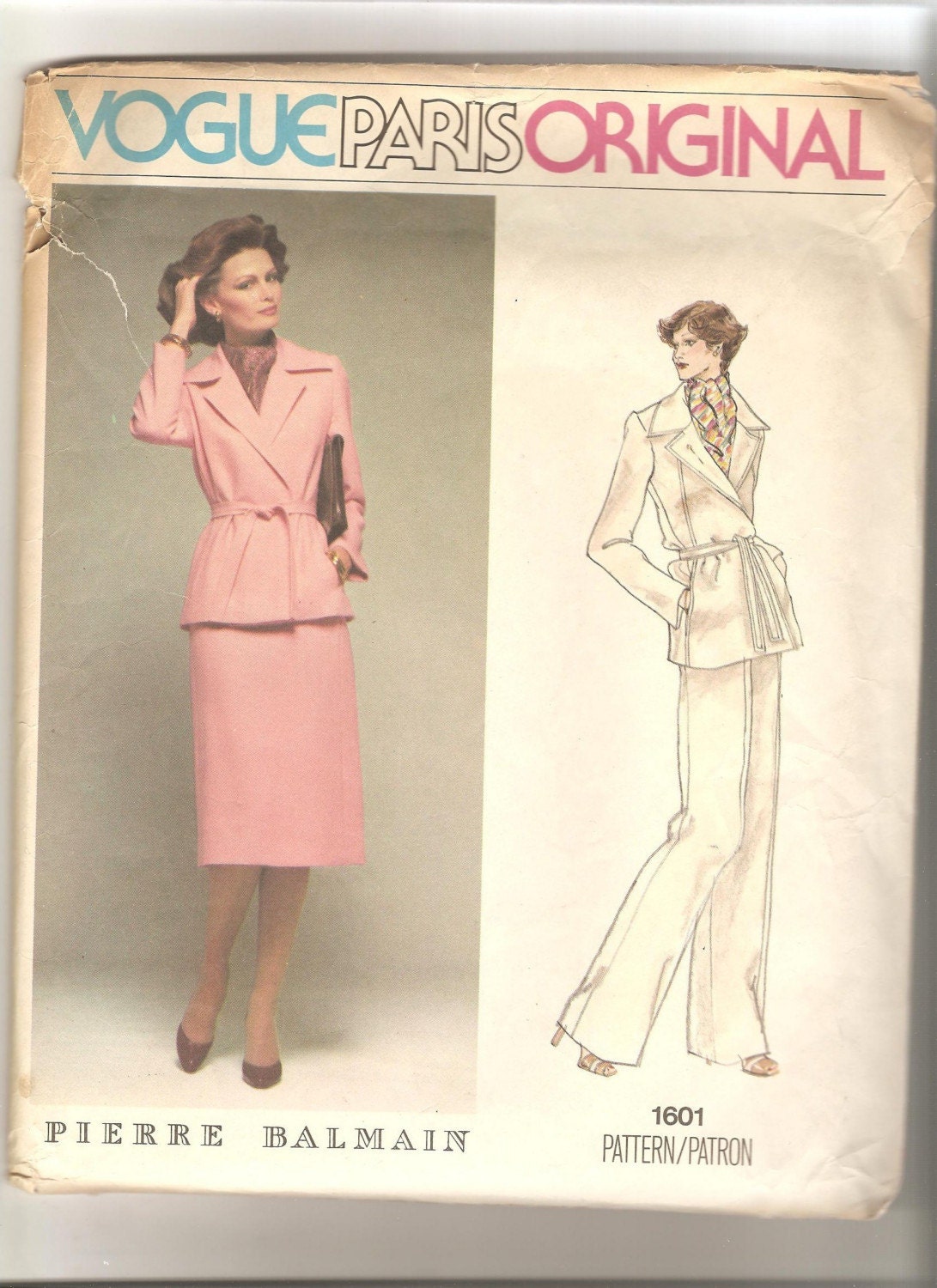 Vintage Vogue Paris Original Sewing Pattern 1601 by patterncellar