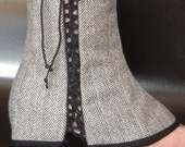 Woolen Lace-up Spats