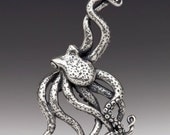 Silver Octopus Pendant