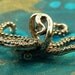 Bronze Octopus Ear Cuff