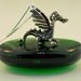 Silver Baby Dragon Charm Pendant