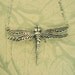 Silver Large Dragonfly Pendant