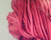 Chunky Superwash Merino Yarn with Free Beanie Pattern SQUEE handpainted colorway "I Love Ewe"