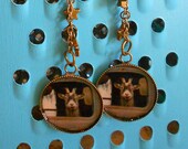 Goat Photo Earrings