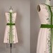 vintage 1960s dress 60s dress floral embroidered cotton rose pink designer