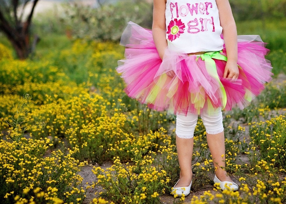 Pretty in Pink Flower Girl Shirt..Perfect for Wedding Rehearsals--available in short or long sleeve, tank and onesie styles
