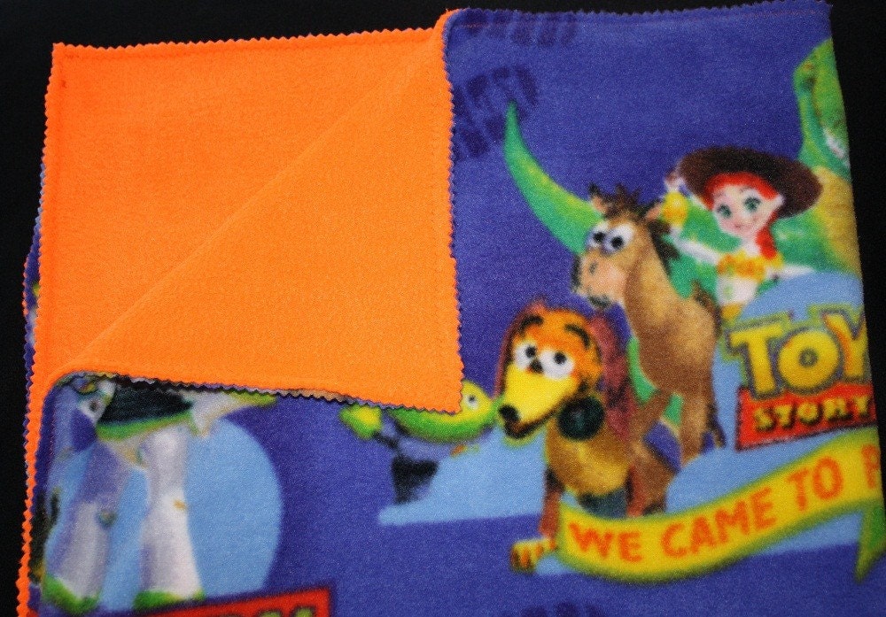 Toy Story Inspired Fleece Blanket--in stock and ready to ship--ON SALE