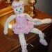 Crocheted Ballerina Cat