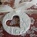 Elegance Heart Cut Out clay tag