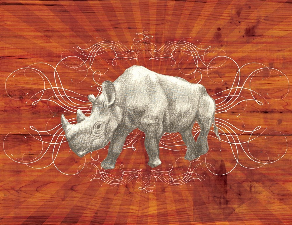 Rhino print