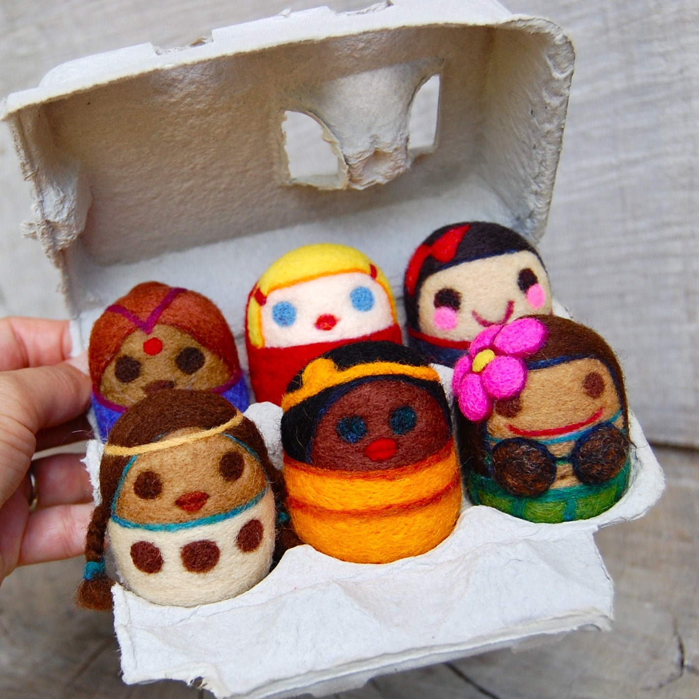 International  Wooly Egg Girl Toys MADE TO ORDER